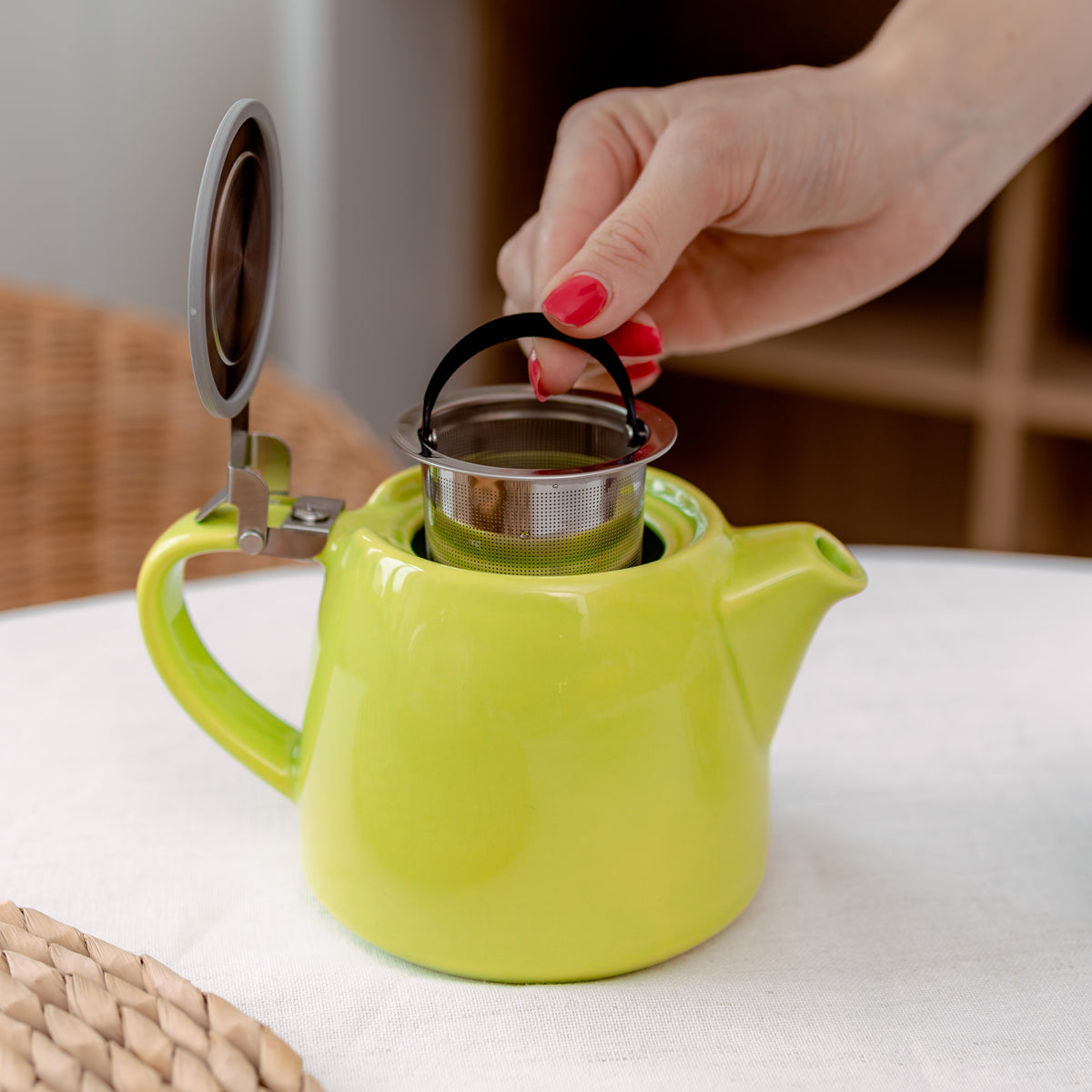 Stainless Steel Teapot And Infuser