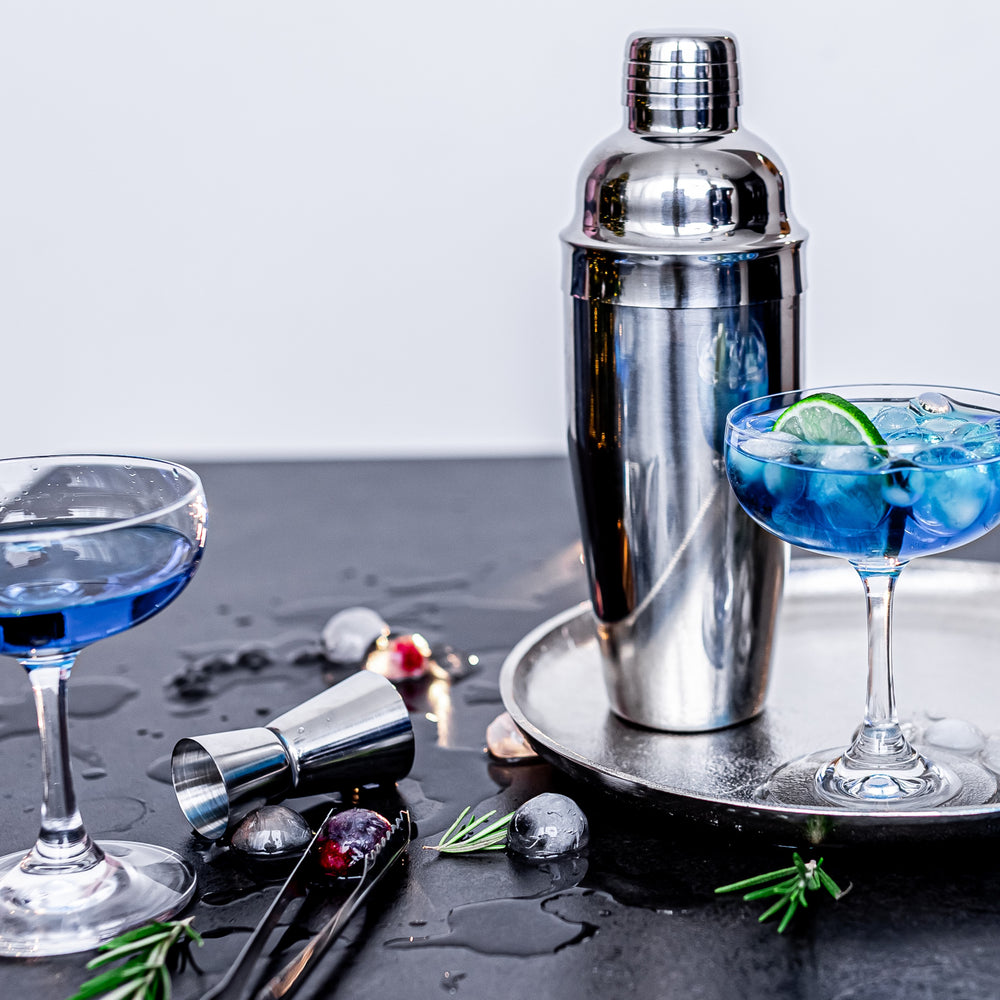 ORNA Cocktail Shaker Set of 10 pieces, Stainless Steel Cocktail Making Kit, 750 ml