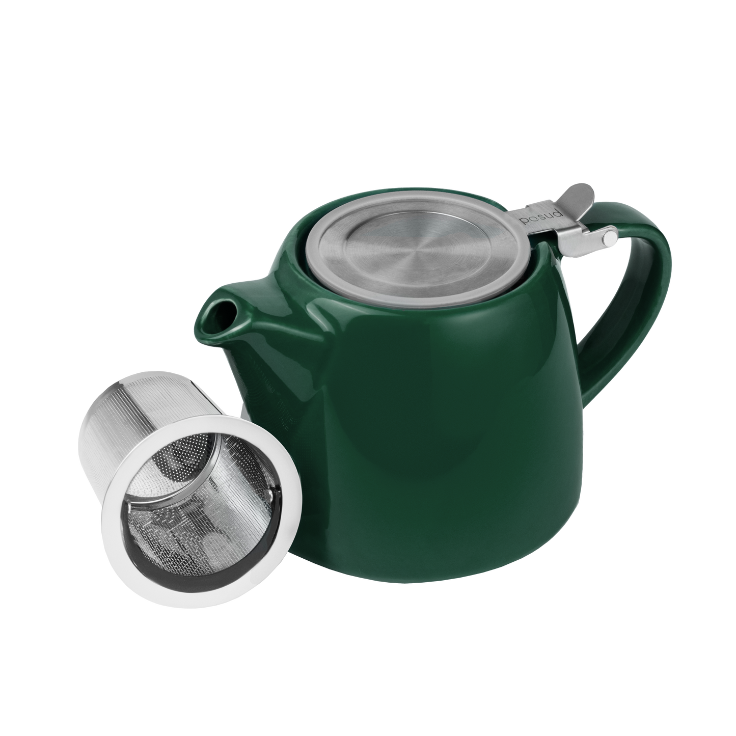 
                  
                    ORNA Ceramic Teapot with Basket Infuser and Stainless Steel Lid in Forest Green, 18 Oz (550ml)
                  
                