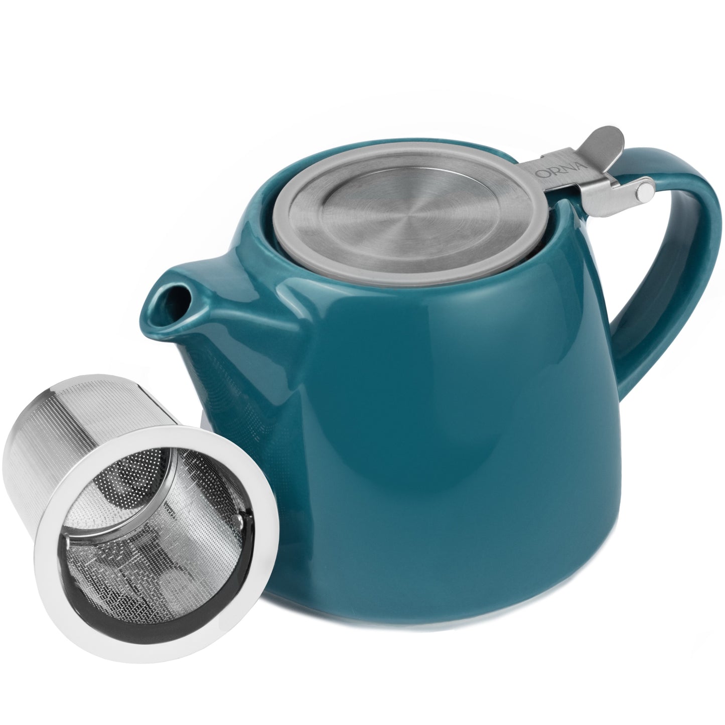 
                  
                    ORNA Ceramic Teapot with Infuser, 550ml — Ocean
                  
                